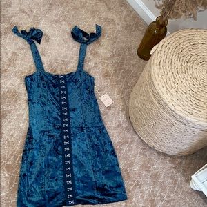 Emerald Green Satin Slip Dress NEW W TAGS!!